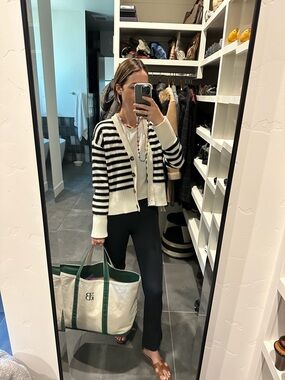 Veronica Beard Striped V-Neck Cardigan
Sweater